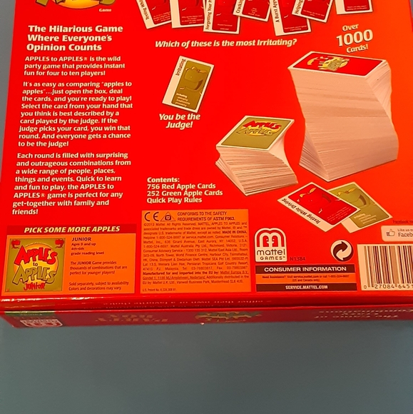 Apple to Apple's Mattel Party and Junior - Picture 3 of 9